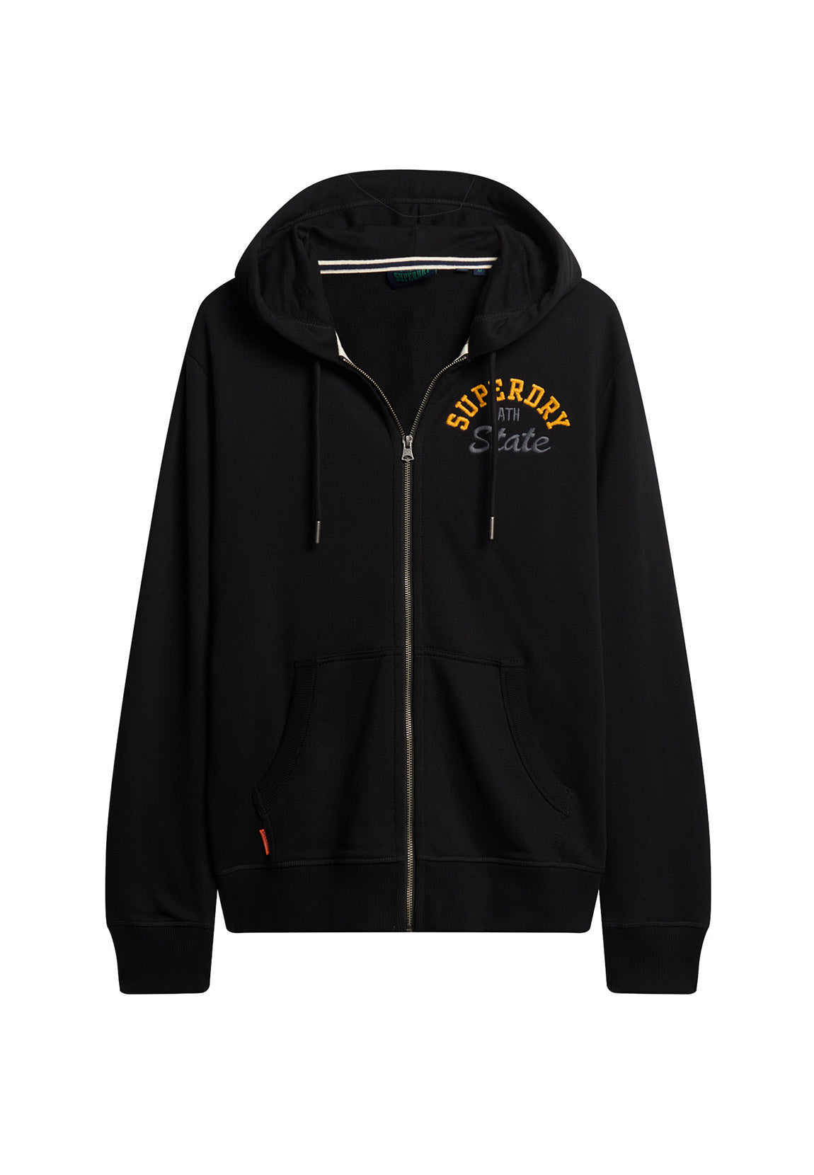 Superdry Herren Zipper VINTAGE SUPERSTATE ZIPHOOD Black Schwarz Fashioncode