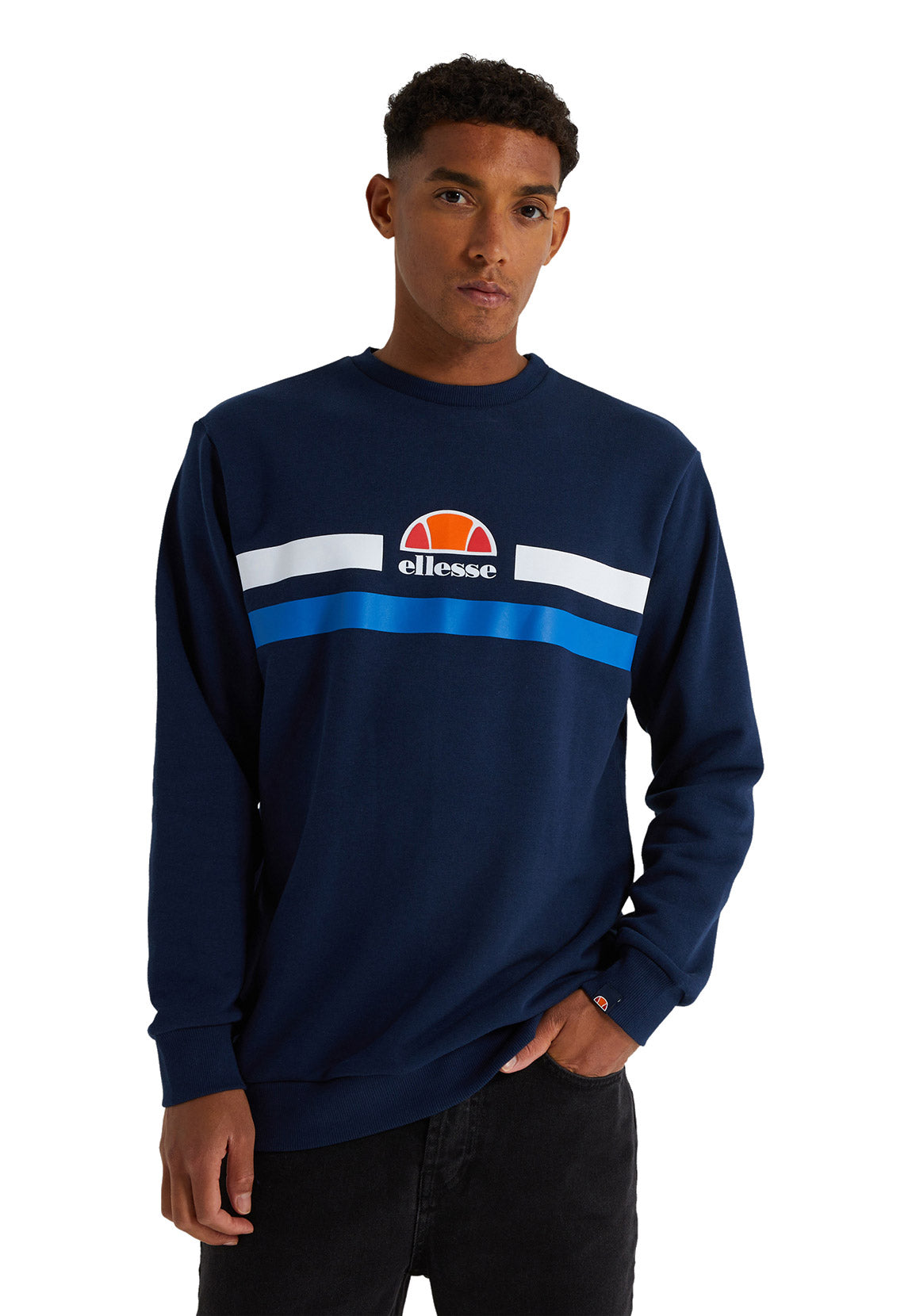 Ellesse Herren Sweater PRELLA SWEATSHIRT Navy Dunkelblau