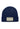 John Hatter & Co Beanie Rubber CINDER FUCKIN RELLA Navy Dunkelblau