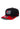 New Era 9Fifty Snapback Cap FLAGGED STR Dunkelblau Rot