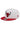 New Era WHT Crown Team 9Fifty Snapback Cap CHICAGO BULLS Weiss Rot