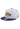 New Era White Crown Patch 9Fifty Snapback Cap LA LAKERS Weiß Lila
